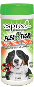 Espree Flea & Tick Repellent Wipes Салфетки для дополнительной защиты от блох и клещей