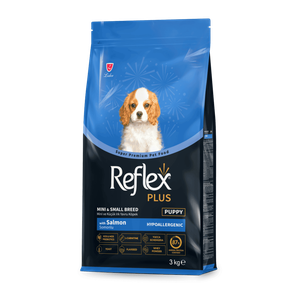 Reflex Plus Mini&Small Breed Puppy Сухий Корм Для Цуценят Малих Порід З Лососем Фото Зоомагазину Dog.Com.Ua