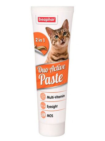 Beaphar Duo-Active Paste For Cats харчова добавка з таурином для котів