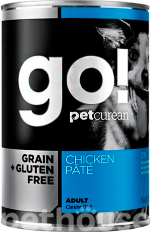 GO! Canine Grain Free Chicken Pate беззерновий вологий корм для собак (курка)