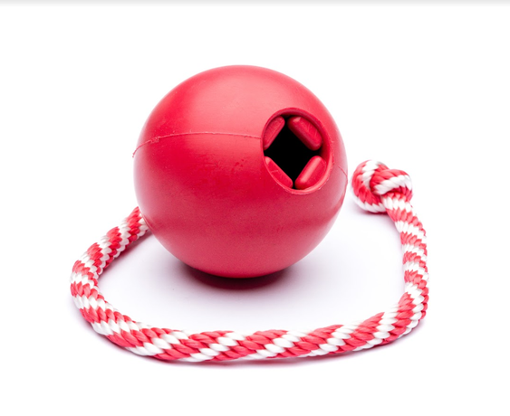 SodaPup Cherry Bomb Red Іграшка-бомба для собак, червона