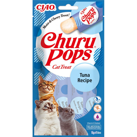 Inaba Churu Pops Лакомство Для Кошек, С Тунцом 4*15 Г Фото От Dog.Com.Ua