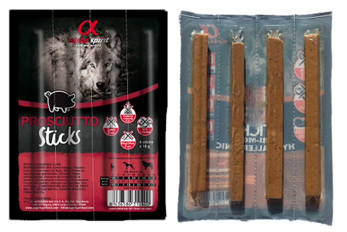 Alpha Spirit Prosciutto Sticks (Альфа Спирит) палочки с прошутто для собак