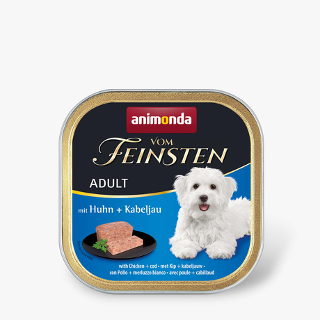 Корм Vom Feinsten Adult With Chicken + Cod Консервированный Для Собак С Курицей Фото От Dog.Com.Ua