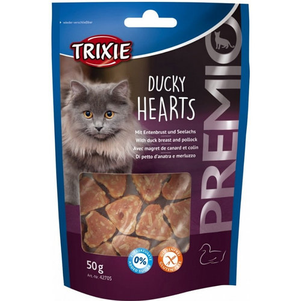 Trixie Premio Hearts Сердечки с уткой и минтаем для кошек