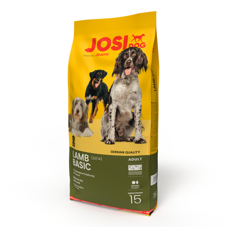 Сухой корм JosiDog Lamb Basic для взрослых собак всех пород с нормальной активностью (ягненок)