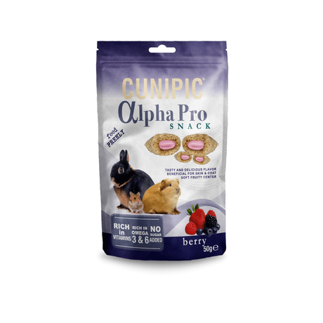 Снек Alpha Pro Ягідні Подушечки З Кремовою Начинкою 50Г Фото Від Dog.Com.Ua