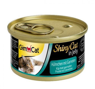 Корм Gimcat Влажный Для Кошек Шайни Кет С Курицей И Креветками Фото Зоомагазина Dog.Com.Ua