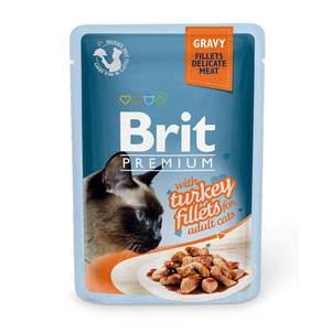 Brit Premium Філе індички в соусі для котів