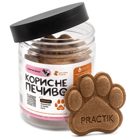 Practik Корисне Печиво Індичка-Батат Для Собак Та Котів, 1 Шт Фото Від Dog.Com.Ua