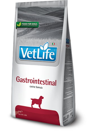 Сухий лікувальний корм для собак Farmina (Фарміна) Vet Life Gastrointestinal дієтичне харчування для дорослих собак при захворюванні ШКТ
