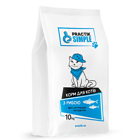 Practik Simple Корм Для Дорослих Кішок Всіх Порід (Морська Риба) Фото Від Dog.Com.Ua