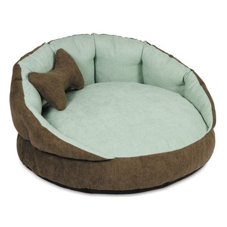 Pet Fashion Шарм Лежак Для Собак Коричневий/М'Ята Фото Від Dog.Com.Ua