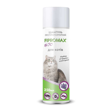 Fipromax Біо Шампунь від бліх і кліщів для котів