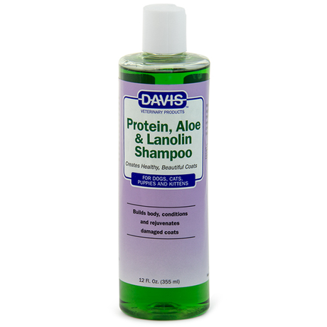 Davis Protein & Aloe & Lanolin Shampoo ДЕВІС ПРОТЕЇН АЛОЕ ЛАНОЛІН шампунь для собак, котів, концентрат