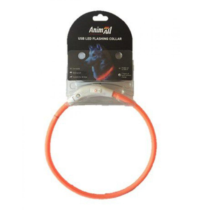 Animall USB Led Flashing Collar Светящийся ошейник для собак 70 см (различные цвета)