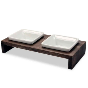 Wolters Foodstation Meshidai True Миски На Підставці Темно-Коричневі Фото Зоомагазину Dog.Com.Ua