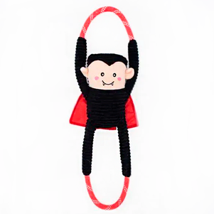 Zippypaws Halloween Ropetugz Dracula Мягкая Игрушка Дракула Для Собак С Пищалкой Фото Зоомагазина Dog.Com.Ua