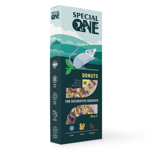 Пончики Special One "Цикорій, Арахіс, Барбарис" Для Гризунів, 60Г (3 Шт) Фото Зоомагазину Dog.Com.Ua