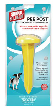 Simple Solution Pee Post Pheromone-Treated Yard - пост для приучения собак к месту туалета
