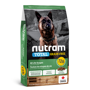 Сухий корм Nutram T26 беззлаковий корм для собак всіх порід і вікових груп (ягня і чечевица)
