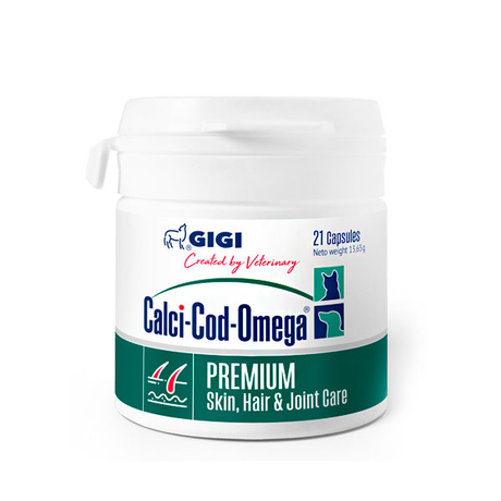GIGI Calci-Cod-Omega Пищевая добавка для восстановления костей и хрящей собак и кошек
