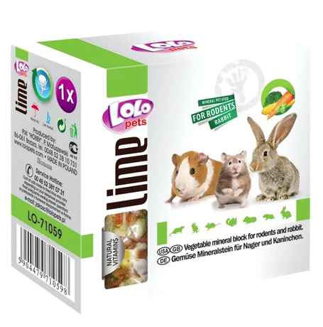 Lolo Pets Минерал Для Грызунов С Овощами Фото От Dog.Com.Ua