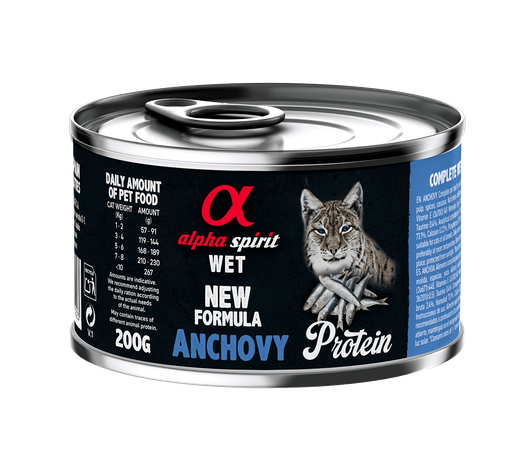 Alpha Spirit Anchovy for Adult Cats Влажный корм для кошек с анчоусами