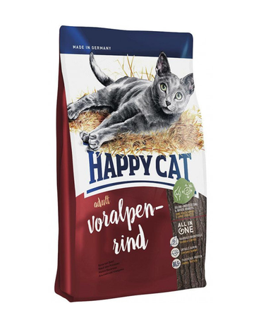 Happy Cat Adult Voralpen Rind Сухой корм для кошек с говядиной