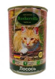 Baskerville влажный корм для кошек с лососем