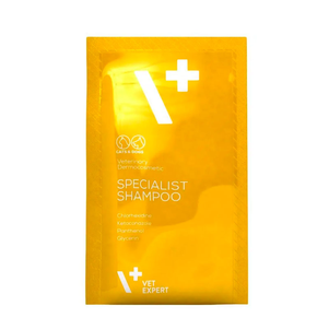 Vet Expert Specialist Shampoo Антибактериальный противогрибковый шампунь для кошек и собак, саше 20х15мл