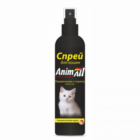 AnimAll Спрей для залучення до туалету для котів, 150мл