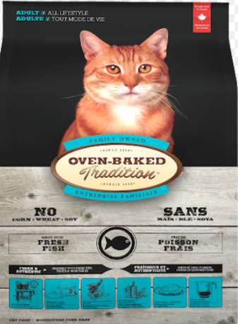 Oven-Baked Tradition сухий корм для дорослих кішок з рибою