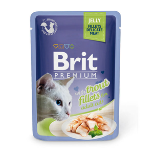 Brit Premium Філе форелі в желі для котів
