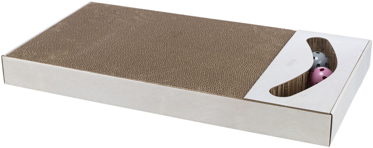 Trixie Картонна Кігтеточка Xxl, 70 × 6 × 38 См, Беж Фото Зоомагазину Dog.Com.Ua