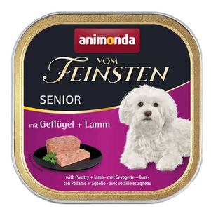 Animonda (Анимонда) Консервочка для пожилых собак Vom Feinsten Senior with Poultry + Lamb (птица и ягненок)