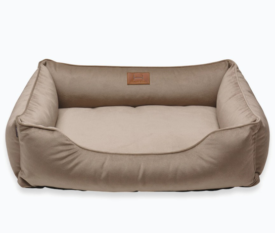 Harley And Cho Лежак Dreamer Velur Biege (Велюр) Фото От Dog.Com.Ua