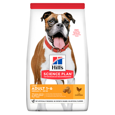 Сухий корм Hills (Хилс) Canine Adult Light для дорослих собак схильних до ожиріння (курка)