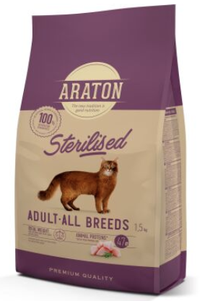 Araton STERILISED Adult All Breeds сухий корм для стерилізованих кішок всіх порід