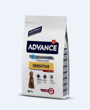 Сухий корм Advance Sensitive Lamb & Rice для дорослих собак всіх порід (ягня і рис)