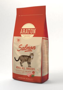 Araton SALMON Adult All Breeds сухой корм для взрослых кошек всех пород (лосось)