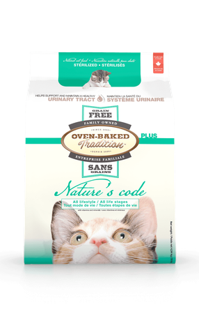 Oven-Baked Tradition Nature's Code сухий беззерновий корм для стерилізованих котів зі свіжого м'яса курки