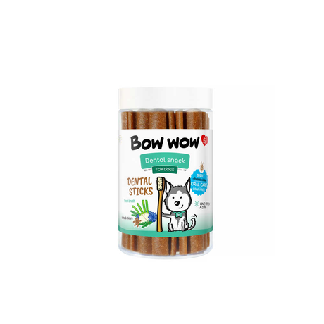 BOW WOW ласощі для собак Dental палички, з білком комах, інуліном та травами, 12 см/380 гр (15 шт/уп)