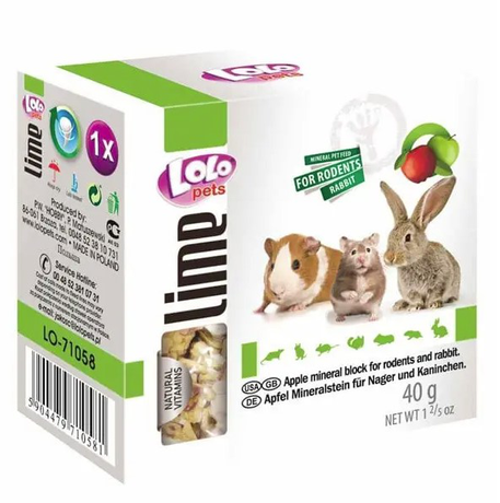Lolo Pets Мел Для Грызунов С Ароматом Яблока Фото От Dog.Com.Ua