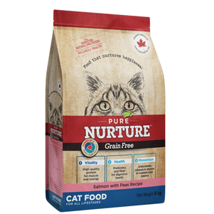 Pure Nurture Grain Free Сухий Корм Для Котів З Лососем Та Горошком Фото Зоомагазину Dog.Com.Ua