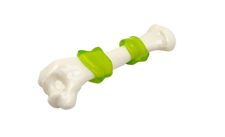 Іграшка GimDog для собак Гімдог Інтерактивна кістка з ароматом бекону 17.8 см
