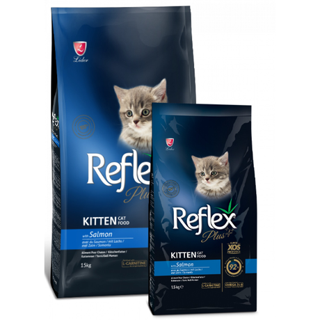 Reflex Plus Полноценный и сбалансированный сухой корм для котят с лососем