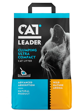Cat Leader Clumping Wild Nature Кет Лідер Аромат Дикої Природи Ультрагрудкувальний Наповнювач У Котячий Туалет Фото Від Dog.Com.Ua