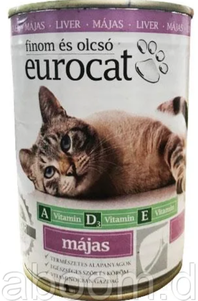 EUROCAT консерва для котов с печенью