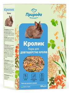 Природа Корм для кроликов Кролик + биотин 500 г